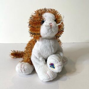 Webkinz ganz Lil' Kinz orange Striped Alley Cat Plush
